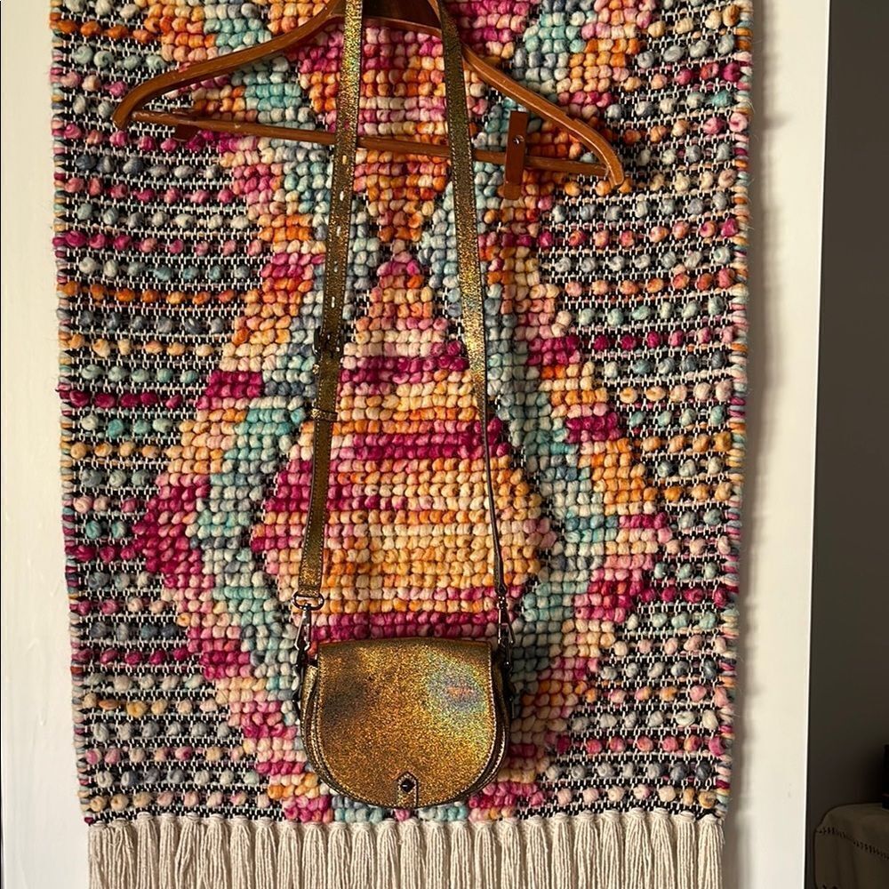 Gold Iridescent Crossbody Bag